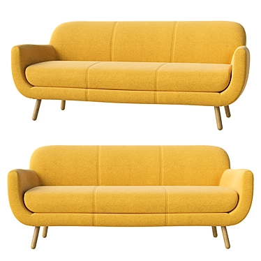 Modern Multifunctional Sofa 3D model image 1 