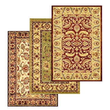 High-Quality Carpet Set 3D model image 1 