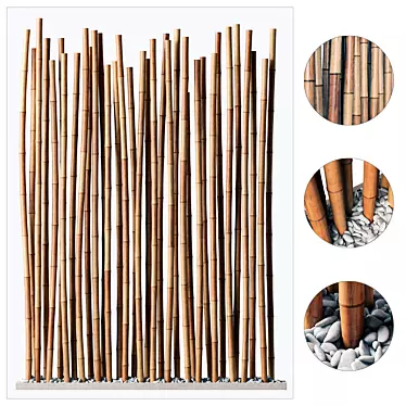 Versatile Bamboo Decor - No. 18a 3D model image 1 