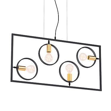 Industrial Loft Pendant Lighting 3D model image 1 