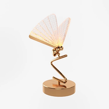 Amelis Art Deco Table Lamp 3D model image 1 