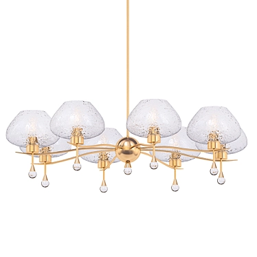 Elegant Luci Heathfield Chandelier 3D model image 1 