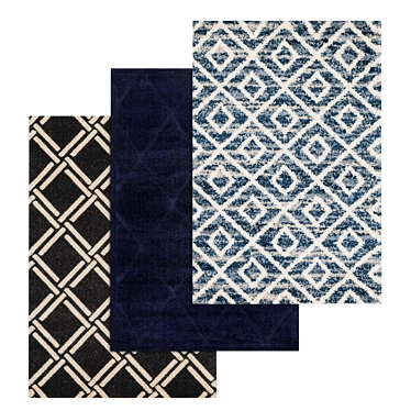 Luxury Carpet Set: 3 High-Quality Textures 3D model image 1 