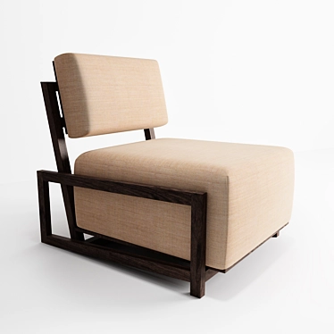 Sleek Sitio Chair: Modern Comfort 3D model image 1 