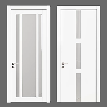 Elegant Interior Door: Door 39 3D model image 1 
