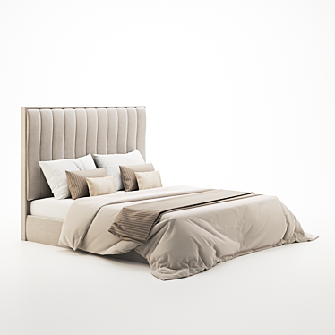 Sleek Flow Bed by Sensor Sleep 3D model image 1 