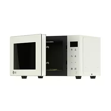 LG MW23R35GIH: Versatile Microwave Oven with Corona Render Integration 3D model image 1 