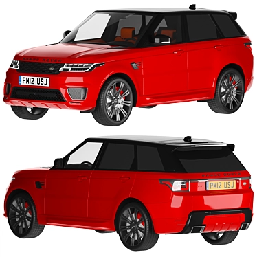 Range Rover Sport 2021: Power and Style Combined 3D model image 1 