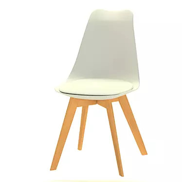 Jerry Soft PP 635 Chair - Stylish and Comfortable 3D model image 1 