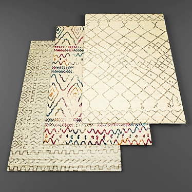 High-Resolution Rug Collection 3D model image 1 