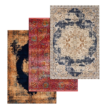 Elegant Carpet Set 1913 3D model image 1 