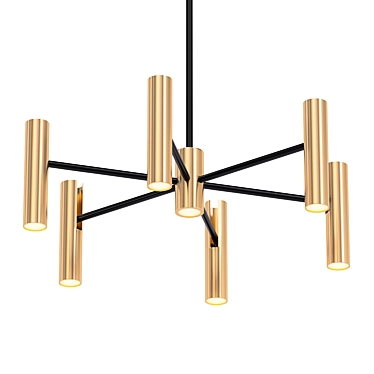 Elegant 7-Light WEHOLY Chandelier 3D model image 1 