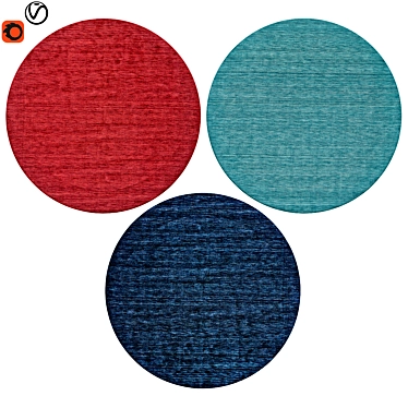 Luxury Round Rugs | Exclusive Styles 3D model image 1 