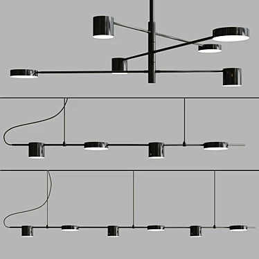 Modern LED Pendant Light Collection 3D model image 1 