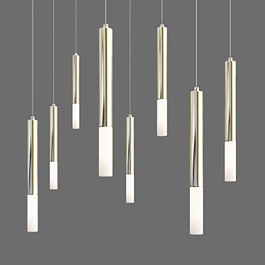 Elegant LED Pendant Lighting 3D model image 1 