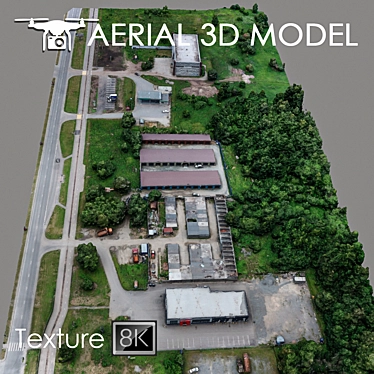 Title: Aerial 3D Landscape Map 3D model image 1 