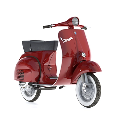 Sleek Vespa Piaggio Scooter 3D model image 1 