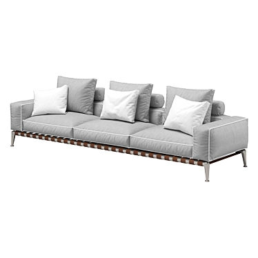 Elegant Gregory Sofa: Perfectly Crafted Comfort 3D model image 1 