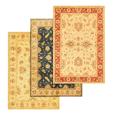 1918 Carpets Set: High-Quality Textures 3D model image 1 