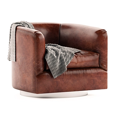 Sleek Firenze Armchair | Import & Render Ready 3D model image 1 