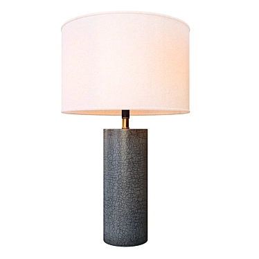 Sahara Gray Table Lamp 3D model image 1 