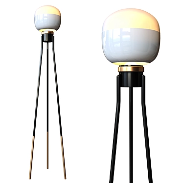 GLOWING SHADOW: Midj Ghost Lamp 3D model image 1 