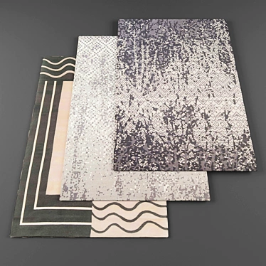 High Resolution Rugs Set 3D model image 1 