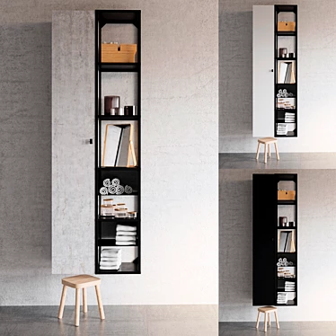 Bookcase Bokara Grey