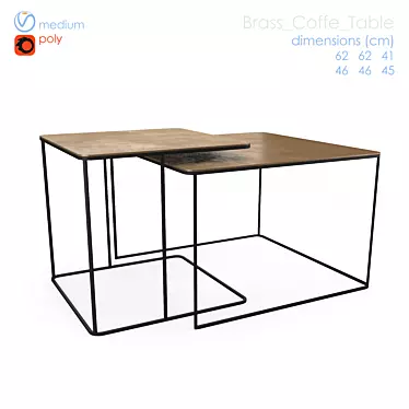  Versatile Modern Coffee Table 3D model image 1 