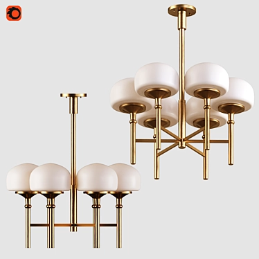 Elegant Chandelier Light: Transform Your Space 3D model image 1 