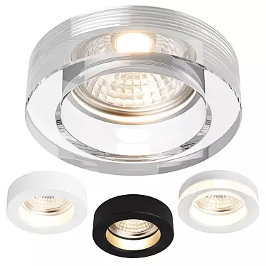 Mini Lightstar: Sleek Recessed Spot Light 3D model image 1 