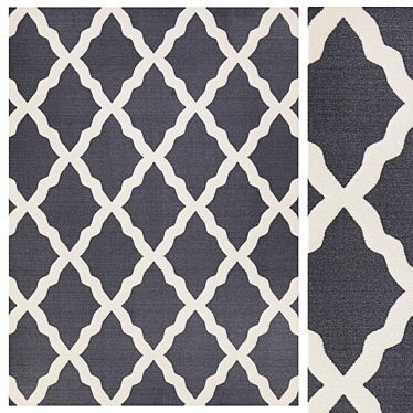 Glamor Moroccan Trellis Rug 3D model image 1 