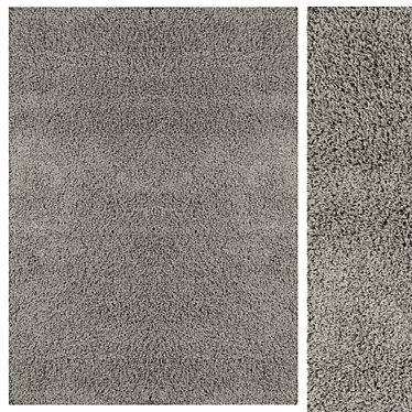 Luxury Shaggy Rug: Soft & Stylish 3D model image 1 