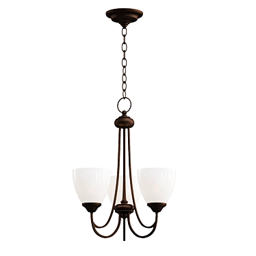 Elegant Venumblack Chandelier 3D model image 1 