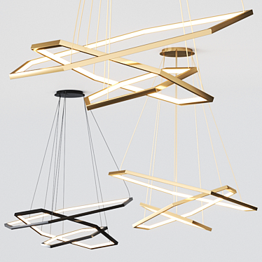 Vesanto Pendant Light: Modern Elegance by Cameron Design House 3D model image 1 