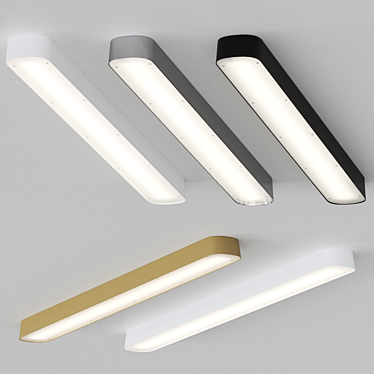 PENDAR Ceiling Light: Sleek Swiss Design 3D model image 1 