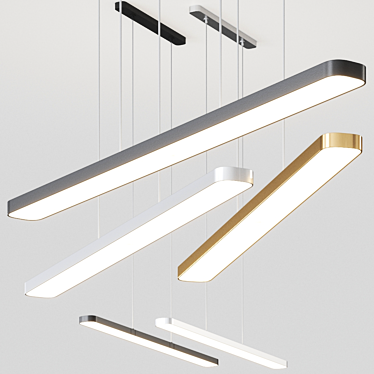 Elegant Casablanca Perfetto Suspension 3D model image 1 