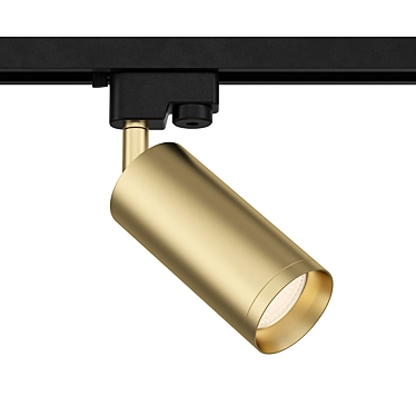 Sleek Rotating Track Lamp 3D model image 1 