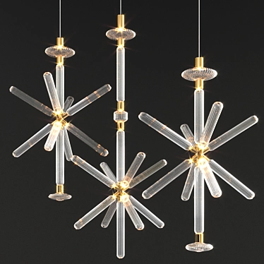 Cipher Multi Pendant light by LASVIT