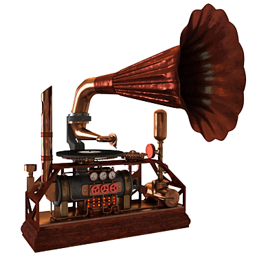 Steampunk Gramophone