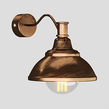 Sleek Loft Lamp: Modern Design 3D model image 1 