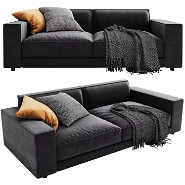 Elegant Ditre Italia Buble Sofa 3D model image 1 