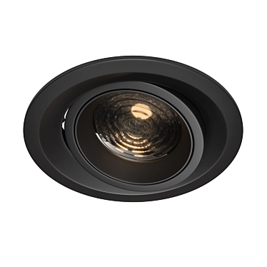 Elegant Recessed Elem Light 3D model image 1 