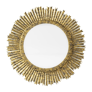 Coastal Charm: Ramona Accent Mirror 3D model image 1 