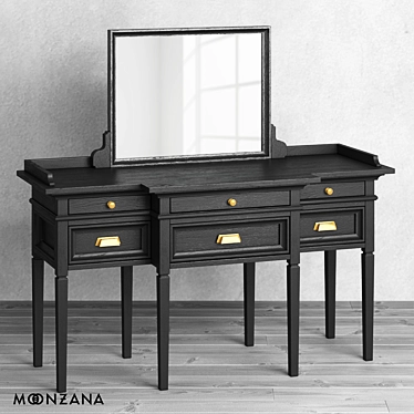 Oldfashion Moonzana Mirror Table 3D model image 1 