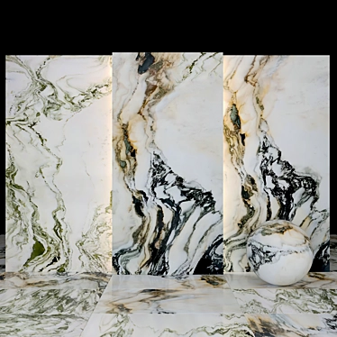 Exquisite Landscape Marble Collection 3D model image 1 