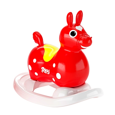 Gymnic Rody Racing Red Horse 3D model image 1 