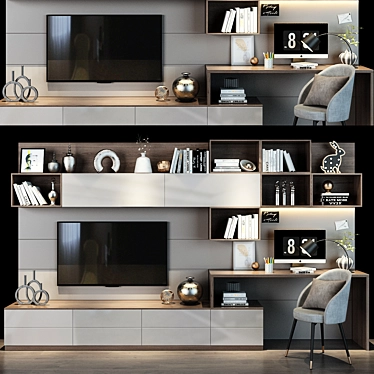 Versatile Furniture Composition 276 3D model image 1 