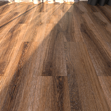 Yurtbay Sagano Mocha Parquet Floor 3D model image 1 