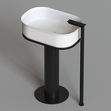 Agape Immersion Washbasin Set 3D model image 1 